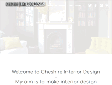 Tablet Screenshot of cheshireinteriordesign.com